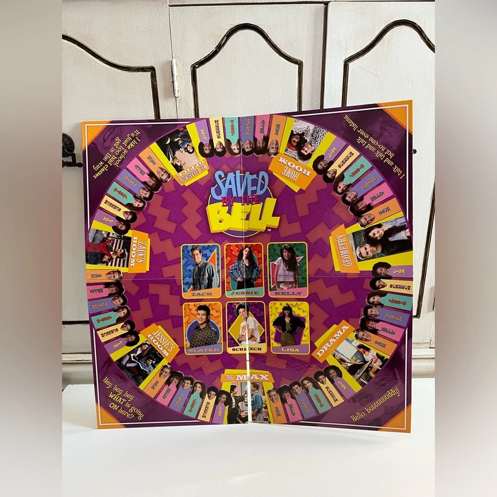 Pressman SAVED BY THE BELL Board Game Retro 90'S TV Series Pop Culture 2017